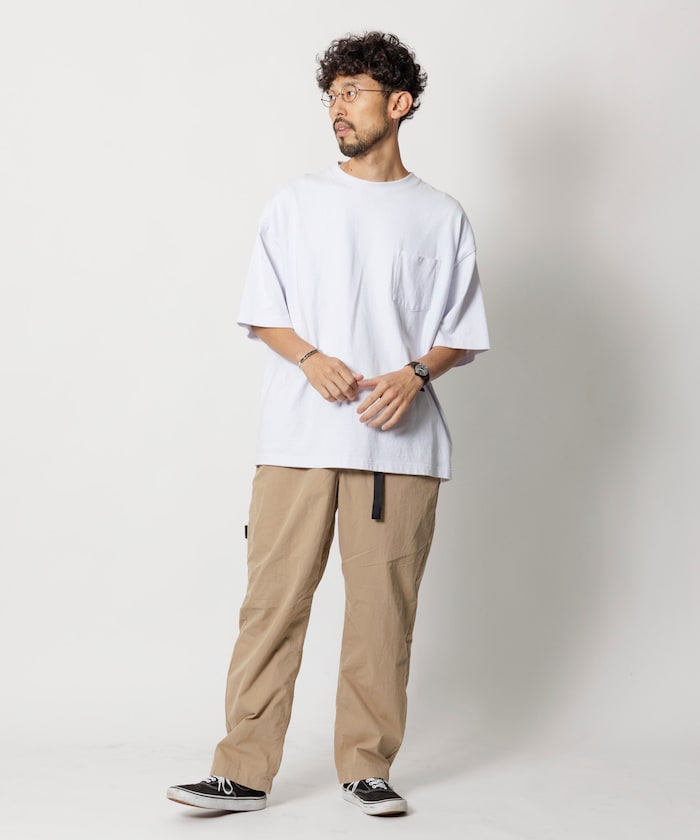 FREAK'S STORE Cotton nylon webbing Belt easy Pants 尼龍休閒長褲