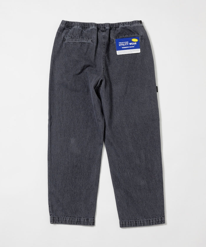 FREAK'S STORE Weaving Belt Denim pants 織帶鬆緊牛仔褲