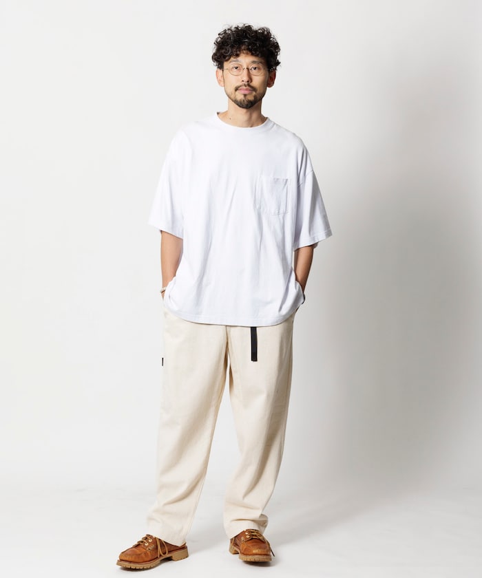 FREAK'S STORE Weaving Belt Denim pants 織帶鬆緊牛仔褲