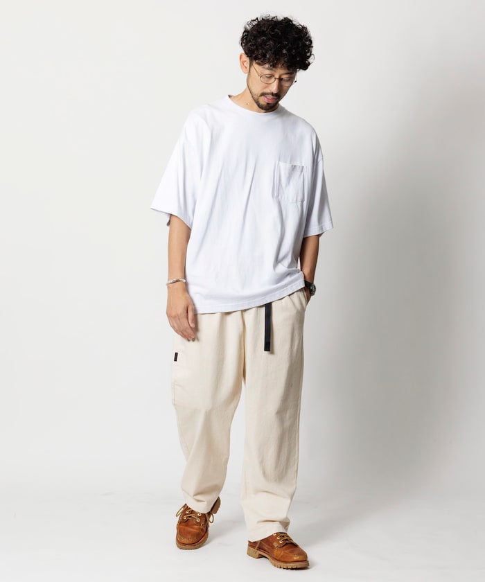 FREAK'S STORE Weaving Belt Denim pants 織帶鬆緊牛仔褲