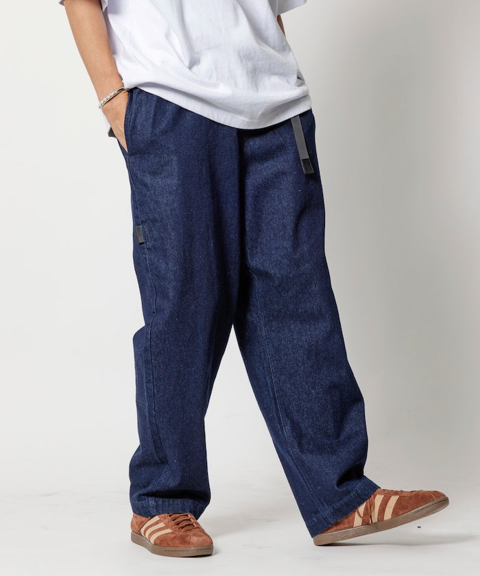 FREAK'S STORE Weaving Belt Denim pants 織帶鬆緊牛仔褲