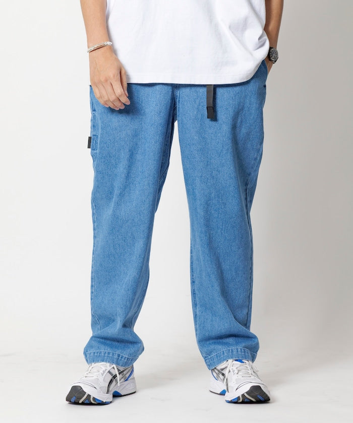 FREAK'S STORE Weaving Belt Denim pants 織帶鬆緊牛仔褲