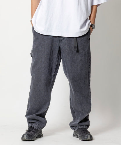 FREAK'S STORE Weaving Belt Denim pants 織帶鬆緊牛仔褲