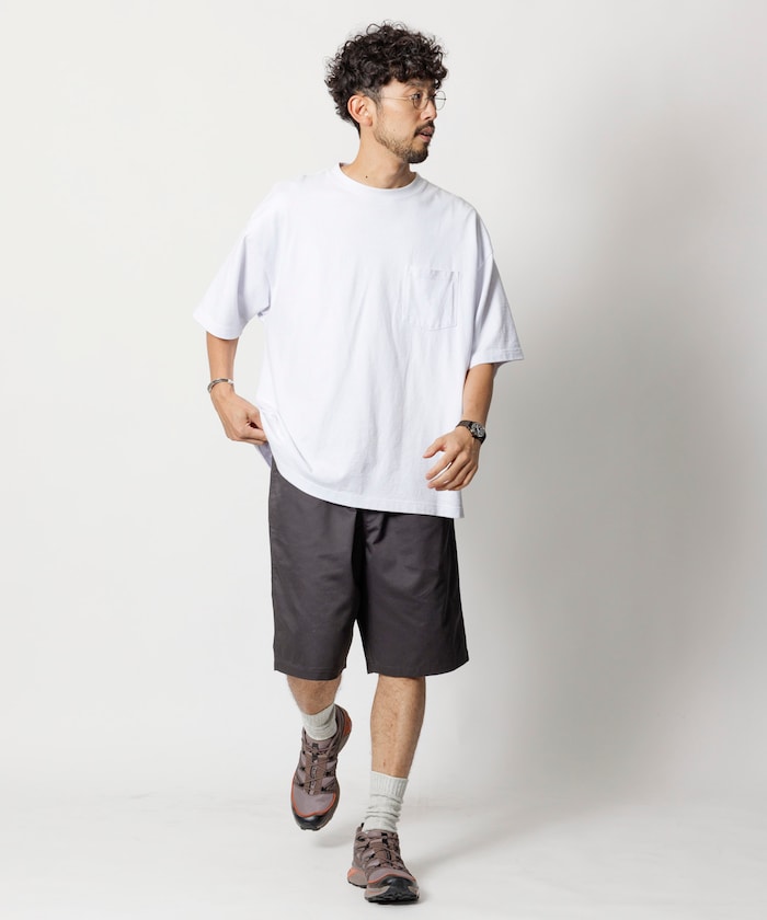 FREAK'S STORE Relaxed Fit Easy Twill Pants 寬版簡約休閒短褲