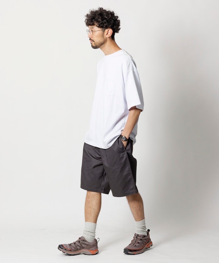 FREAK'S STORE Relaxed Fit Easy Twill Pants 寬版簡約休閒短褲