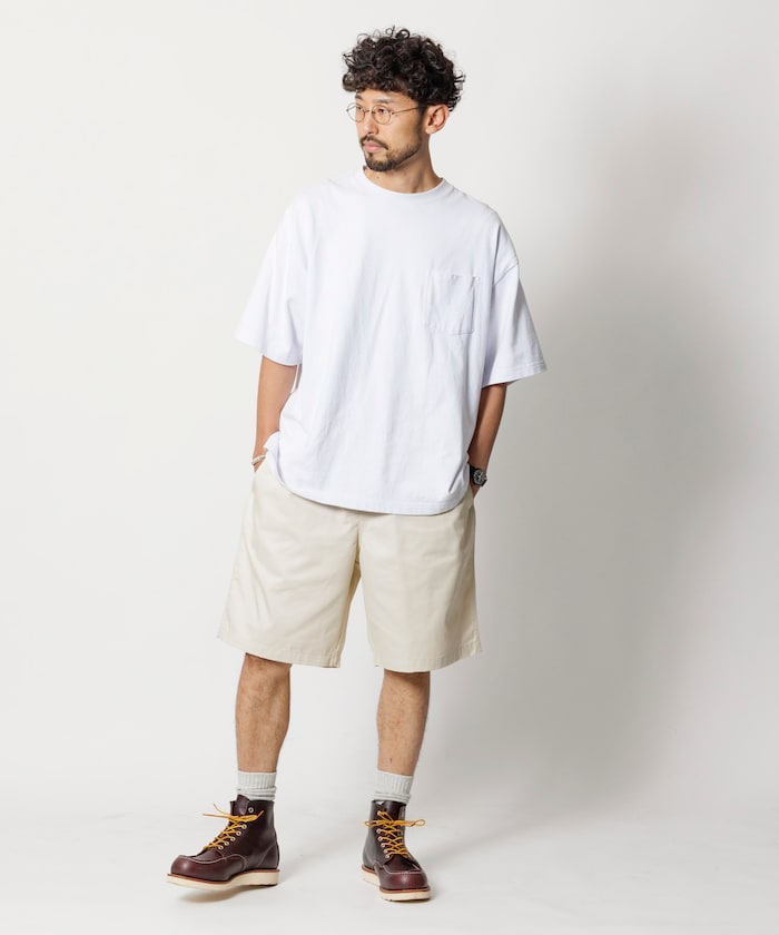 FREAK'S STORE Relaxed Fit Easy Twill Pants 寬版簡約休閒短褲