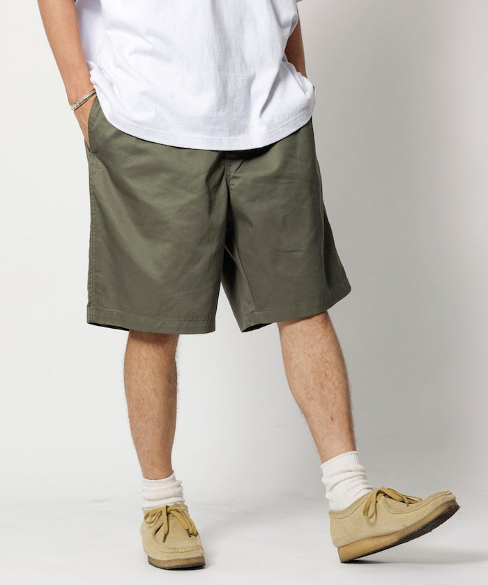 FREAK'S STORE Relaxed Fit Easy Twill Pants 寬版簡約休閒短褲