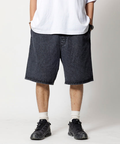 FREAK'S STORE Relaxed fit denim easy Pants 寬版休閑牛仔短褲