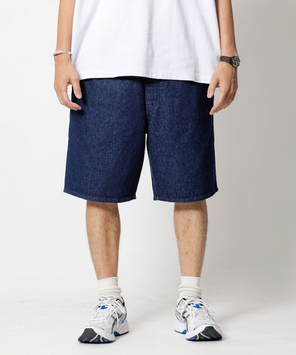 FREAK'S STORE Relaxed fit denim easy Pants 寬版休閑牛仔短褲