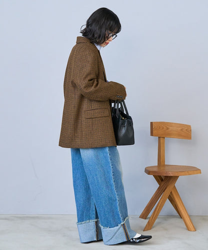 FREAK'S STORE 限定 水洗捲邊休閒牛仔褲