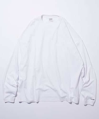 FREAK'S STORE X CHOW DOWN Wide silhouette crew neck long sleeve T-shirt 寬版刺繡長袖上衣