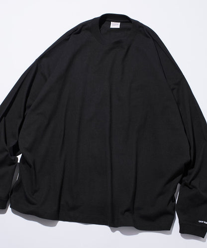 FREAK'S STORE X CHOW DOWN Wide silhouette crew neck long sleeve T-shirt 寬版刺繡長袖上衣