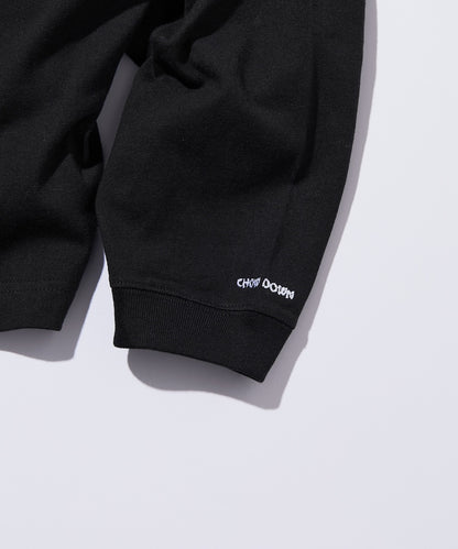 FREAK'S STORE X CHOW DOWN Wide silhouette crew neck long sleeve T-shirt 寬版刺繡長袖上衣