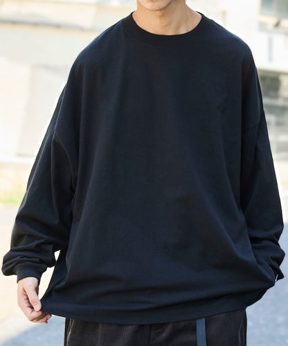 FREAK'S STORE X CHOW DOWN Wide silhouette crew neck long sleeve T-shirt 寬版刺繡長袖上衣
