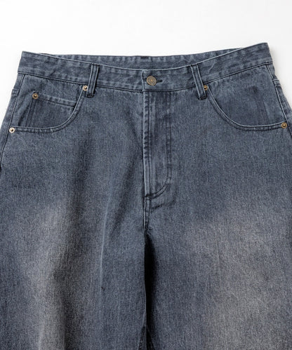 FREAK'S STORE Wide silhouette curved Denim pants 寬鬆繭型牛仔褲【預約商品 | 2025/11下旬出貨】