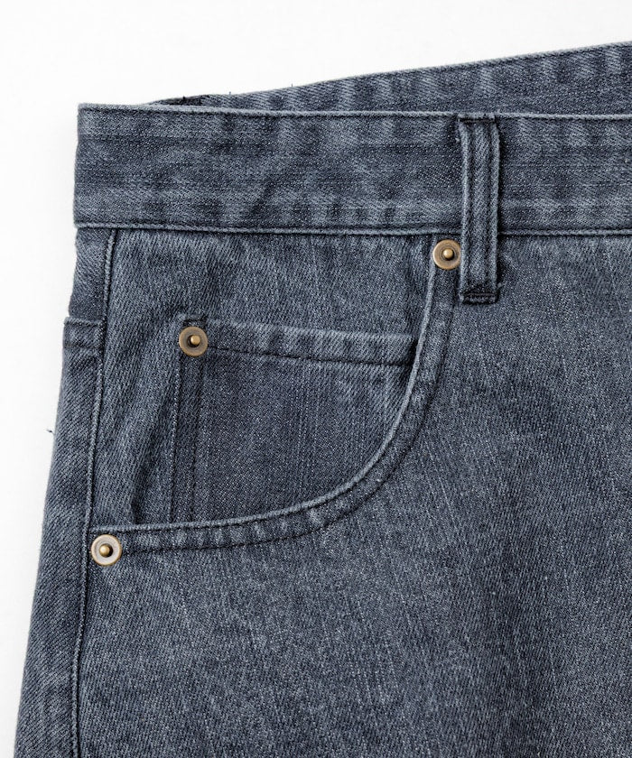 FREAK'S STORE Wide silhouette curved Denim pants 寬鬆繭型牛仔褲【預約商品 | 2025/11下旬出貨】