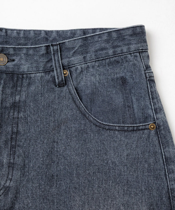 FREAK'S STORE Wide silhouette curved Denim pants 寬鬆繭型牛仔褲【預約商品 | 2025/11下旬出貨】