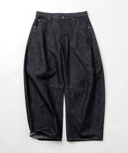 FREAK'S STORE Wide silhouette curved Denim pants 寬鬆繭型牛仔褲【預約商品 | 2025/11下旬出貨】