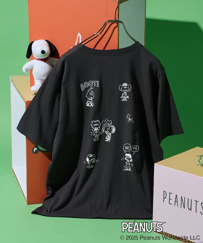 FREAK'S STORE x PEANUTS 復古藝術插圖短袖T恤