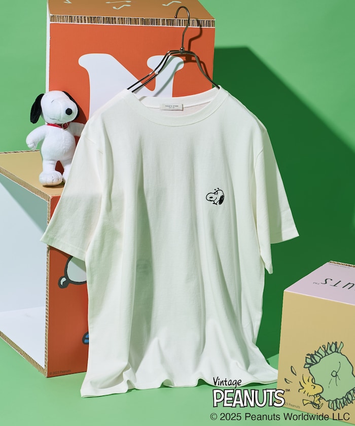 FREAK'S STORE x PEANUTS 復古藝術插圖短袖T恤