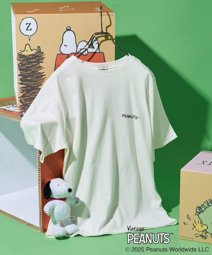 FREAK'S STORE x PEANUTS 復古藝術插圖短袖T恤