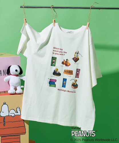FREAK'S STORE x PEANUTS 玩具印花短袖T恤