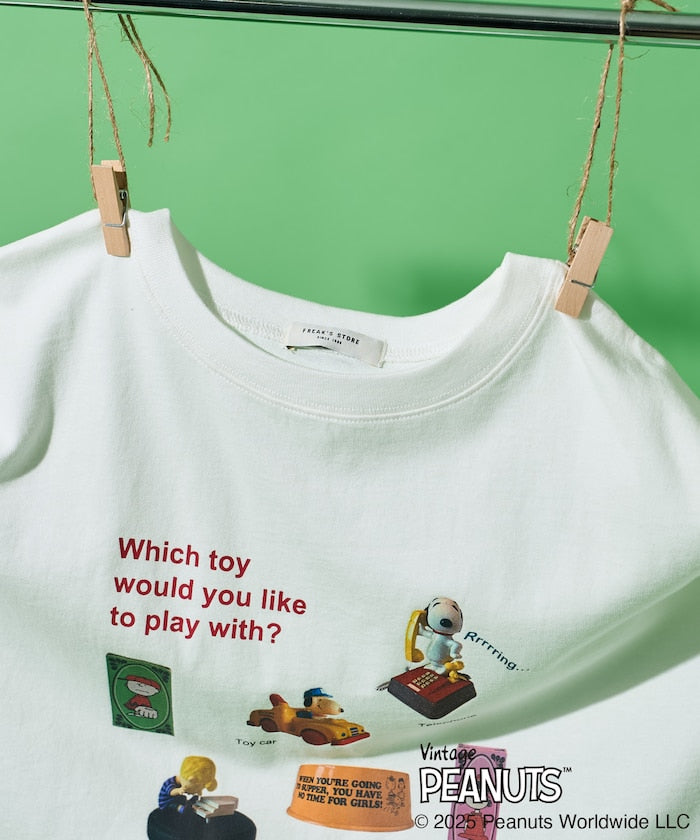 FREAK'S STORE x PEANUTS 玩具印花短袖T恤