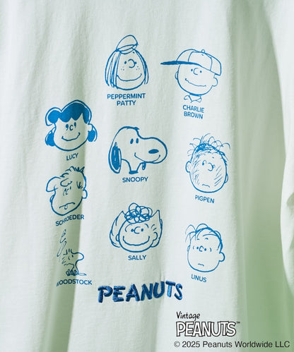 FREAK'S STORE x PEANUTS friends 標誌刺繡印花短袖T恤