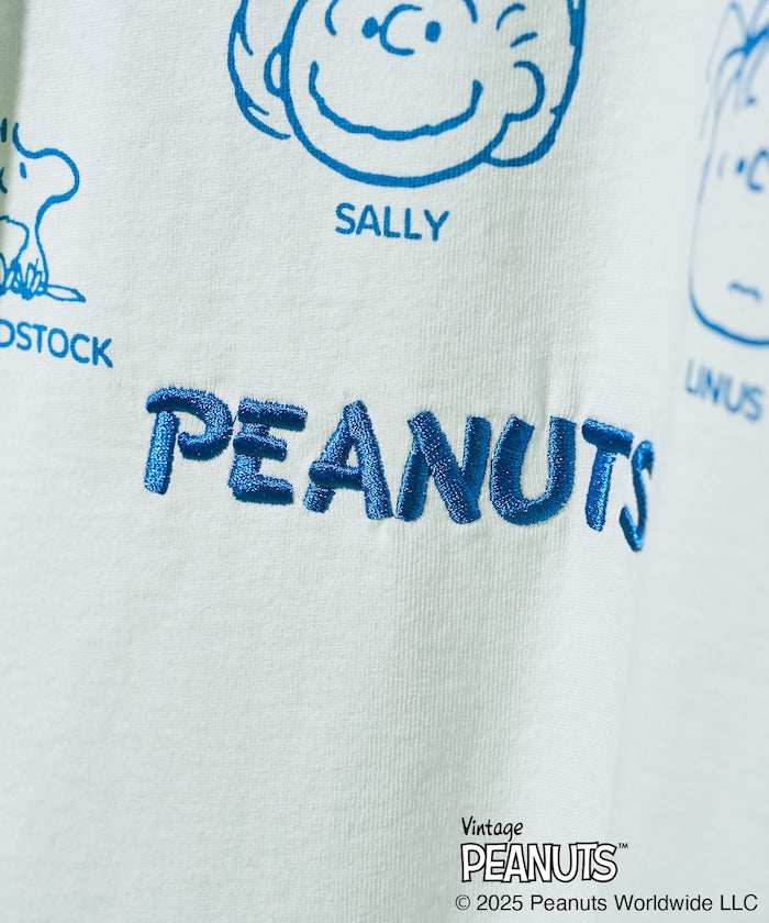 FREAK'S STORE x PEANUTS friends 標誌刺繡印花短袖T恤