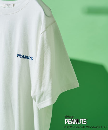 FREAK'S STORE x PEANUTS friends 標誌刺繡印花短袖T恤