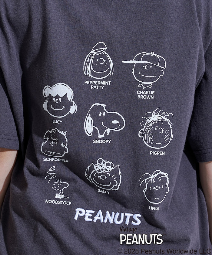 FREAK'S STORE x PEANUTS friends 標誌刺繡印花短袖T恤