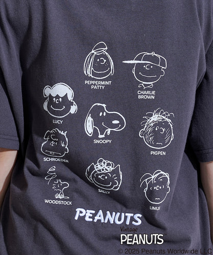 FREAK'S STORE x PEANUTS friends 標誌刺繡印花短袖T恤
