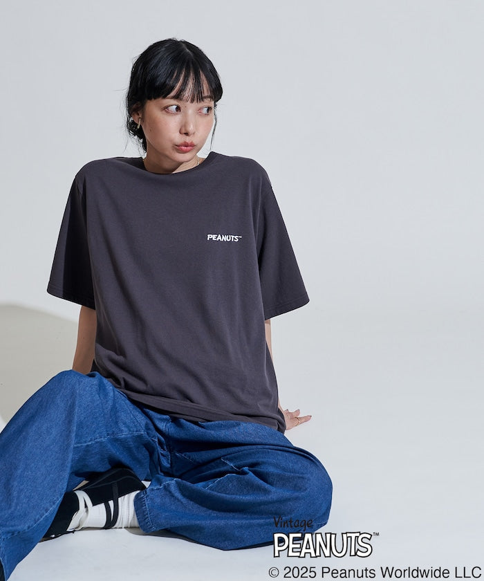 FREAK'S STORE x PEANUTS friends 標誌刺繡印花短袖T恤