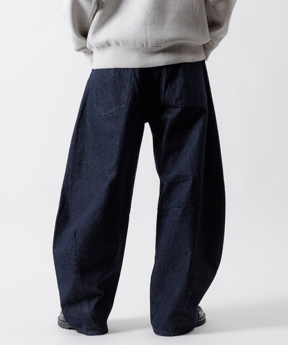 FREAK'S STORE Wide silhouette curved Denim pants 寬鬆繭型牛仔褲【預約商品 | 2025/11下旬出貨】