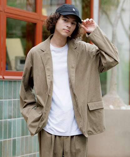 FREAK'S STORE Relax Fit Corduroy Setup 寬版燈芯絨套裝(西裝外套+長褲）