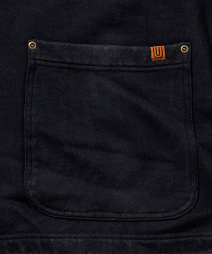 UNIVERSAL OVERALL powder-finished corduroy collar sweatshirt coverall 復古燈芯絨領工裝外套