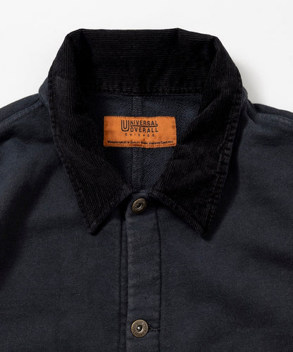 UNIVERSAL OVERALL powder-finished corduroy collar sweatshirt coverall 復古燈芯絨領工裝外套