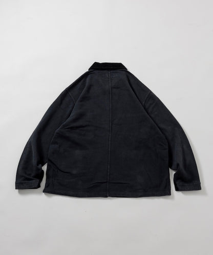 UNIVERSAL OVERALL powder-finished corduroy collar sweatshirt coverall 復古燈芯絨領工裝外套