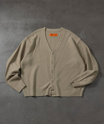 RED KAP Custom-made garter stitch solid Cardigan 針織開襟衫