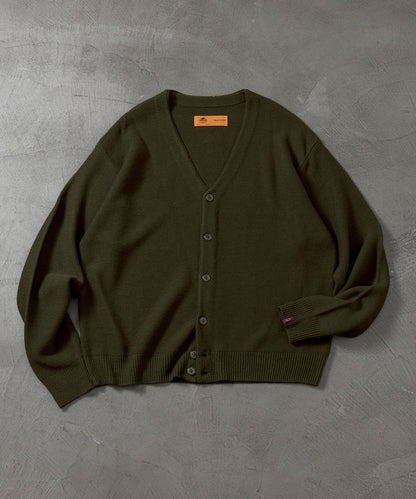 RED KAP Custom-made garter stitch solid Cardigan 針織開襟衫