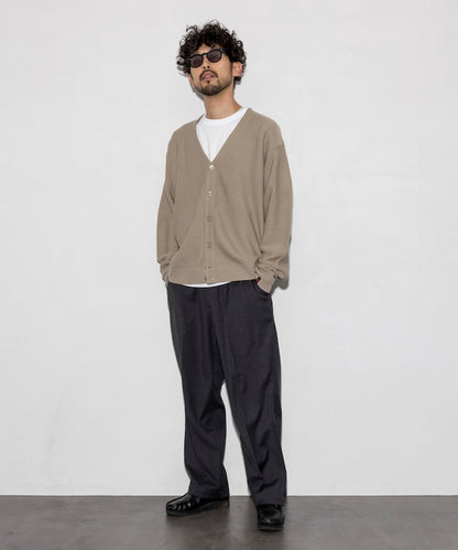 RED KAP Custom-made garter stitch solid Cardigan 針織開襟衫