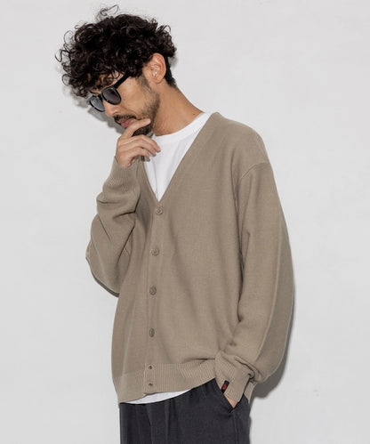 RED KAP Custom-made garter stitch solid Cardigan 針織開襟衫