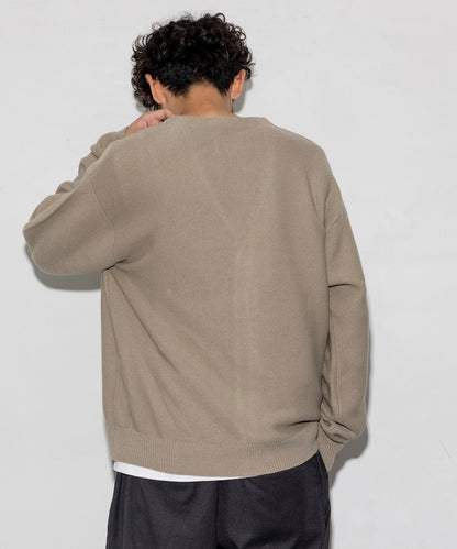 RED KAP Custom-made garter stitch solid Cardigan 針織開襟衫