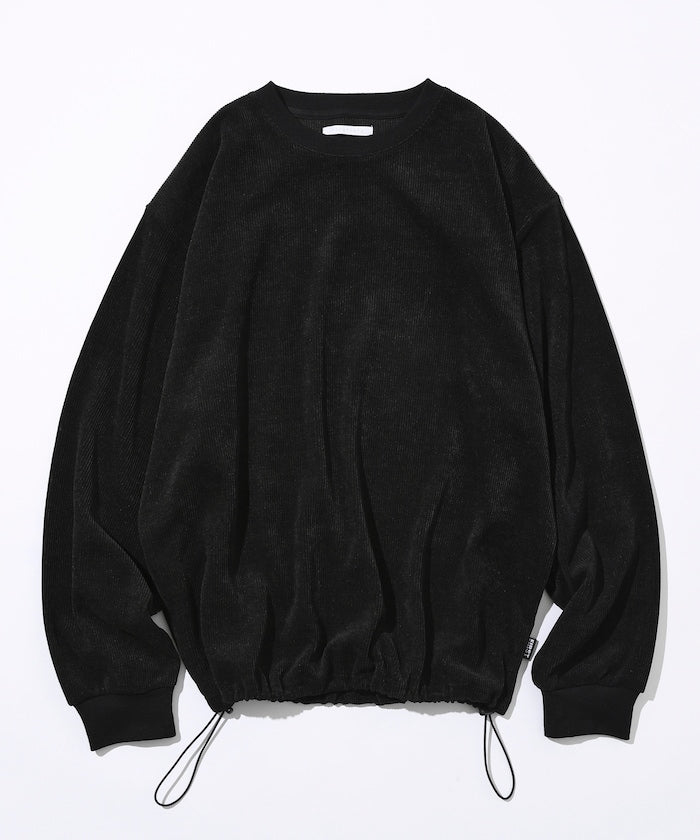 Firsthand Relaxed Fit Spindle Cutout Tops 寬版圓領大學T