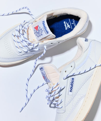 Reebok × NAUTICA CLUB C 85 VINTAGE 聯名限定復古運動休閒鞋