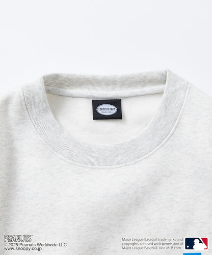 FREAK'S STORE X MLB x PEANUTS Oversized Sweatshirt with Back Print / Dodgers 限定聯名寬版大學T