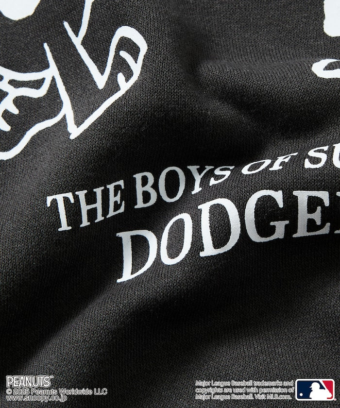 FREAK'S STORE X MLB x PEANUTS Oversized Sweatshirt with Back Print / Dodgers 限定聯名寬版大學T
