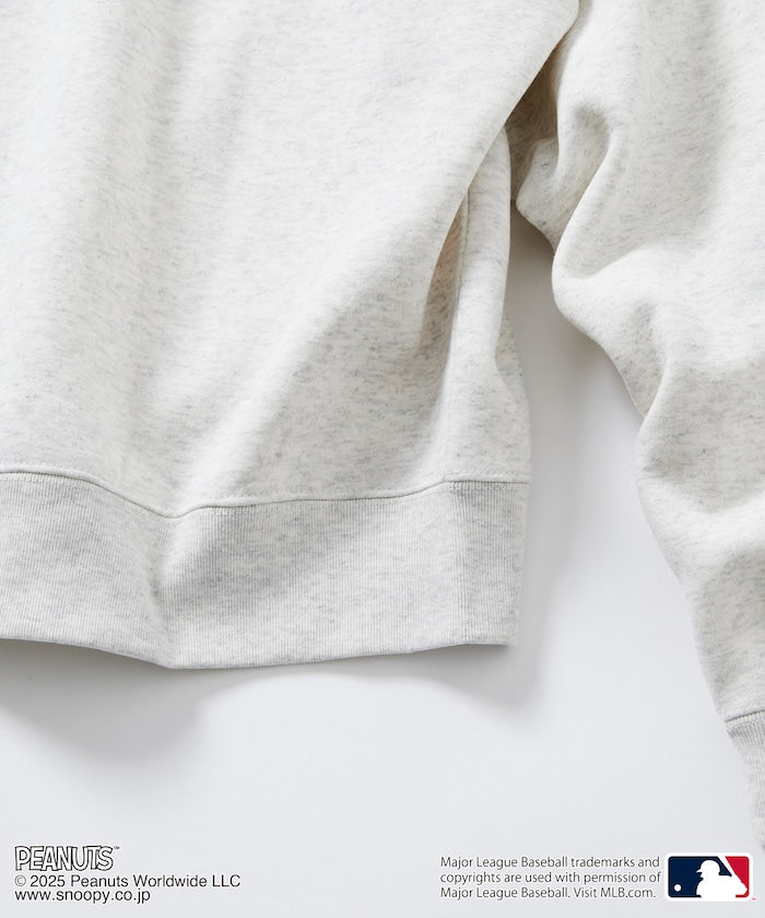 FREAK'S STORE X MLB x PEANUTS Oversized Sweatshirt with Back Print / YANKEES 限定聯名寬版大學T