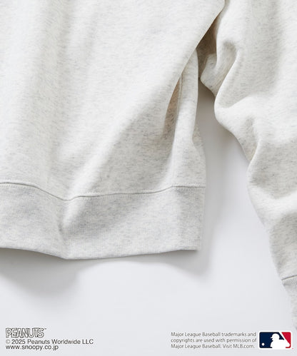 FREAK'S STORE X MLB x PEANUTS Oversized Sweatshirt with Back Print / YANKEES 限定聯名寬版大學T