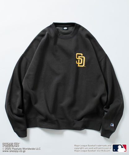 FREAK'S STORE X MLB x PEANUTS Oversized Sweatshirt with Back Print / PADRES 限定聯名寬版大學T